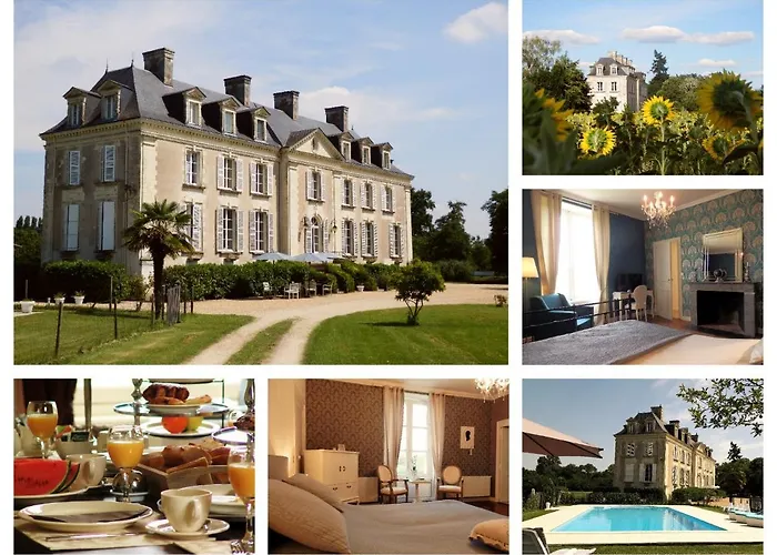 Chateau La Mothaye - Self Catering With Pool In The Loire Valley 招待所 Les Bois-d'Anjou
